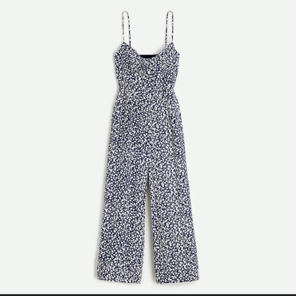 Jcrew Floral Jumpsuit